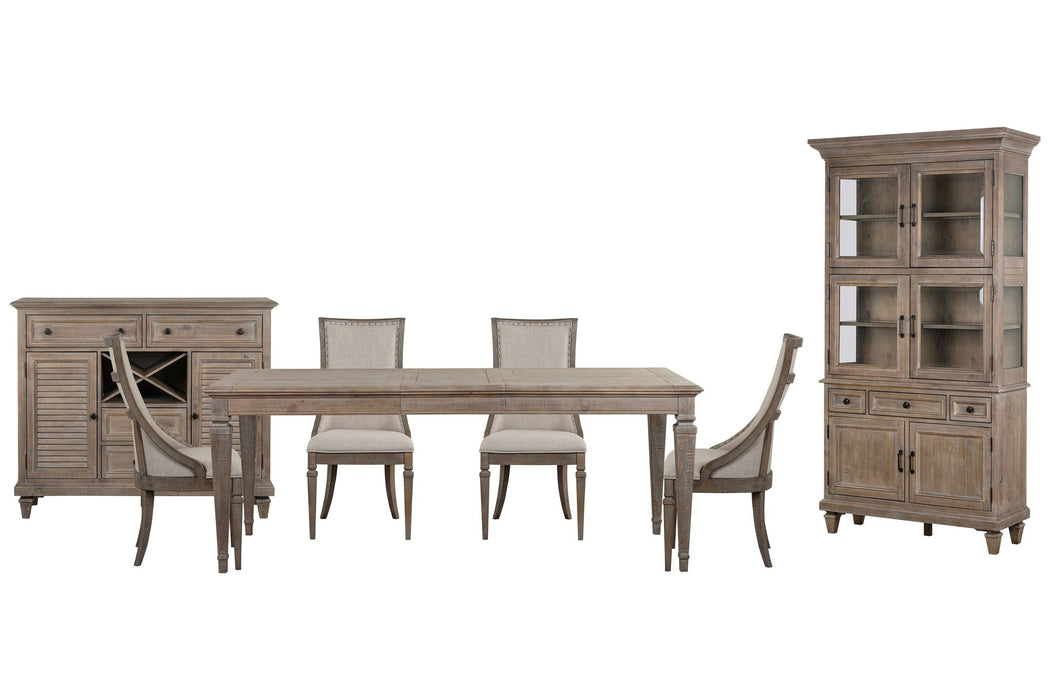 Lancaster - 7 Piece Extendable Rectangular Dining Table Set