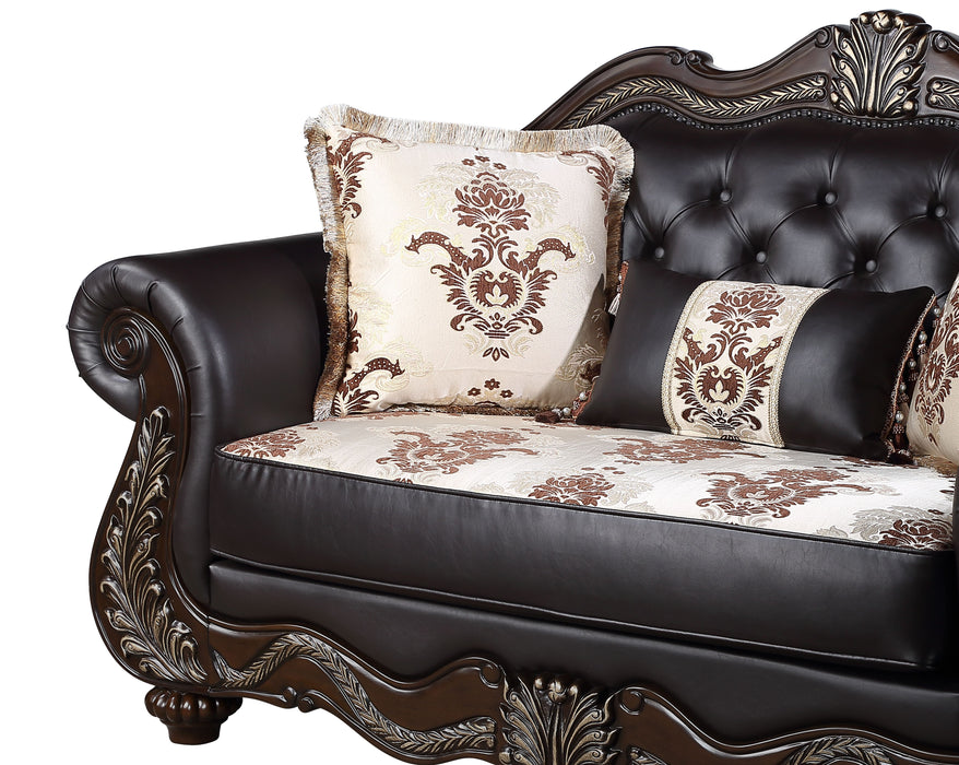 Maximus - Loveseat - Dark Brown