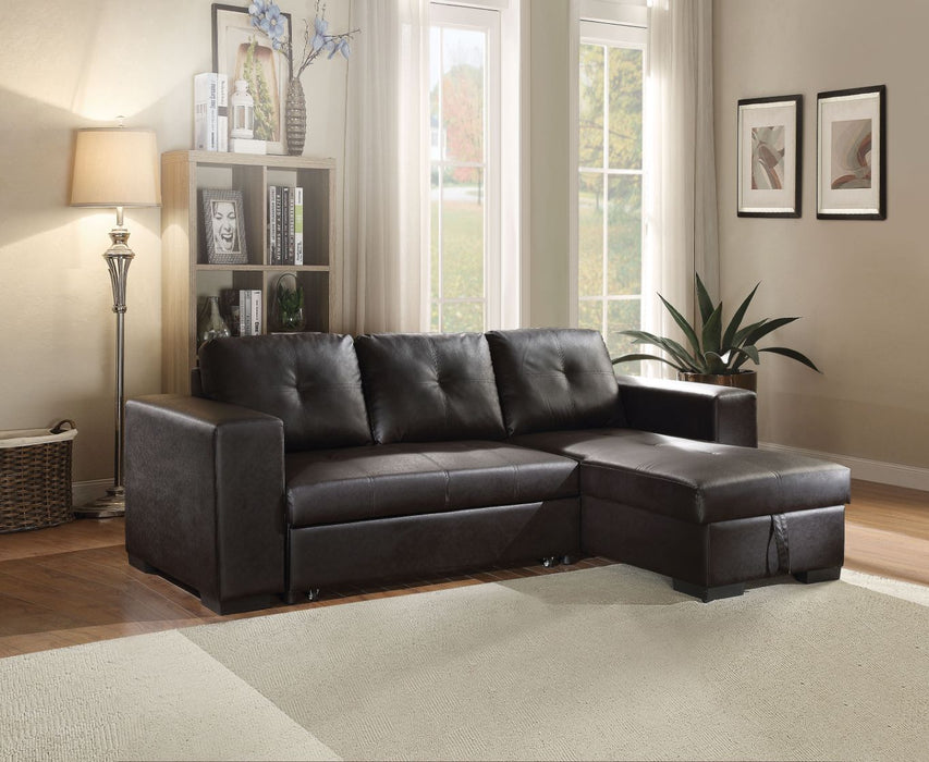 Lloyd - Sectional Sofa - Black PU