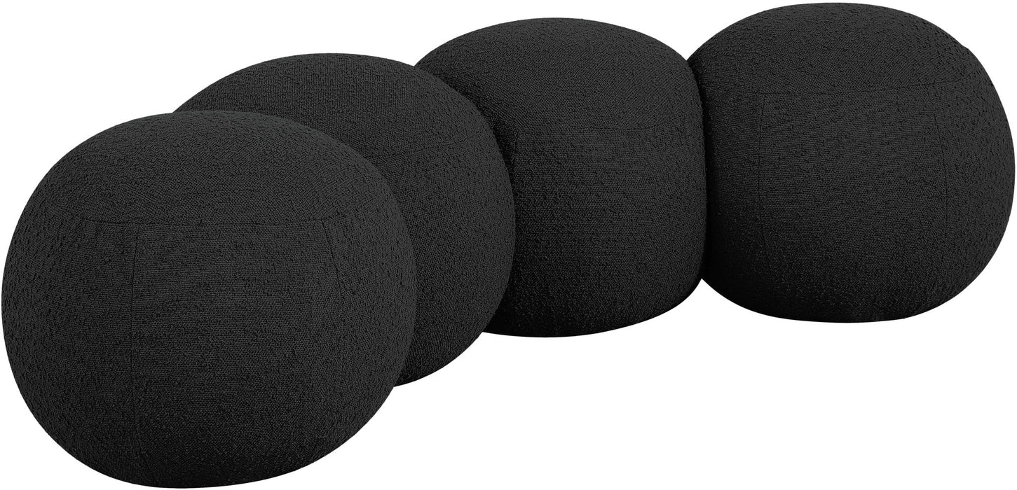 Apollo - Boucle Fabric Bench