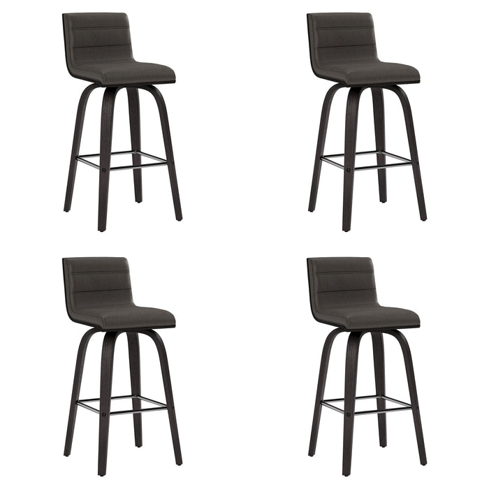 Vienna - 26" Swivel Counter Stool - Black Wood