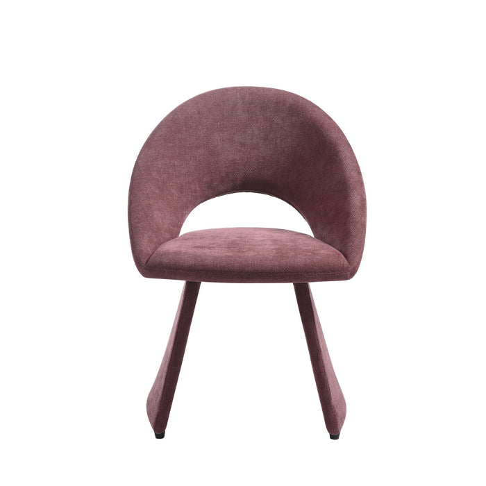 Angelina - Modern Curved Back Upholstered Dining Chair
