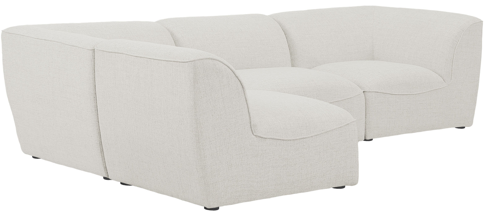 Miramar - Modular Sectional 4 Piece - Cream