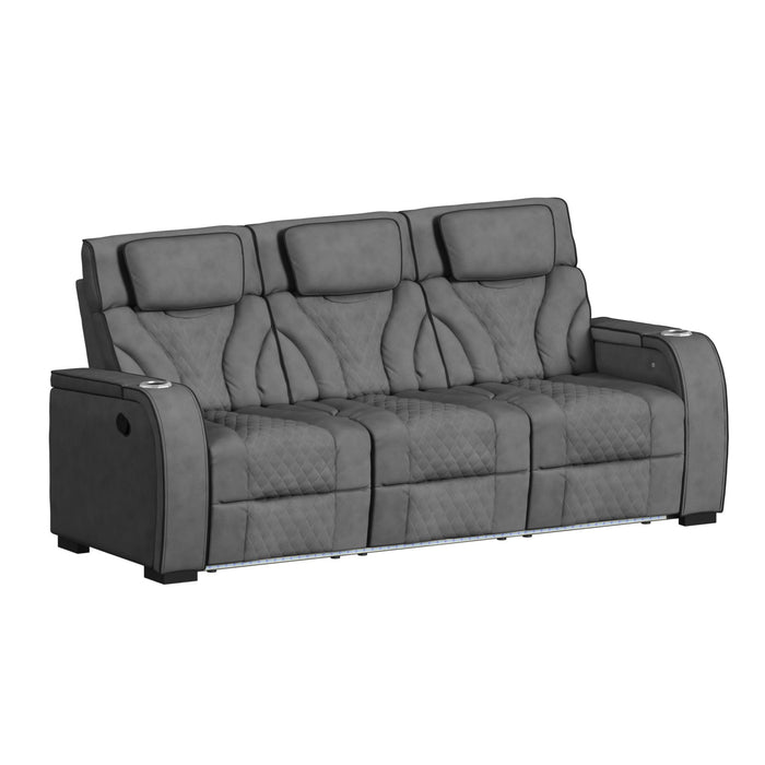 Reclining Sofa - Slate