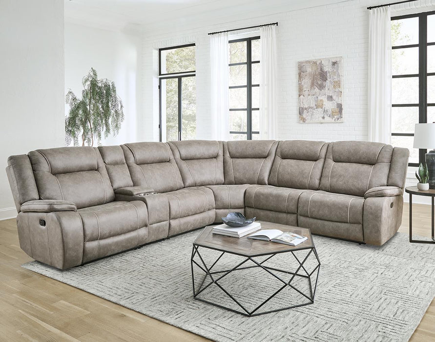 6 piece Modular Reclining Sectional