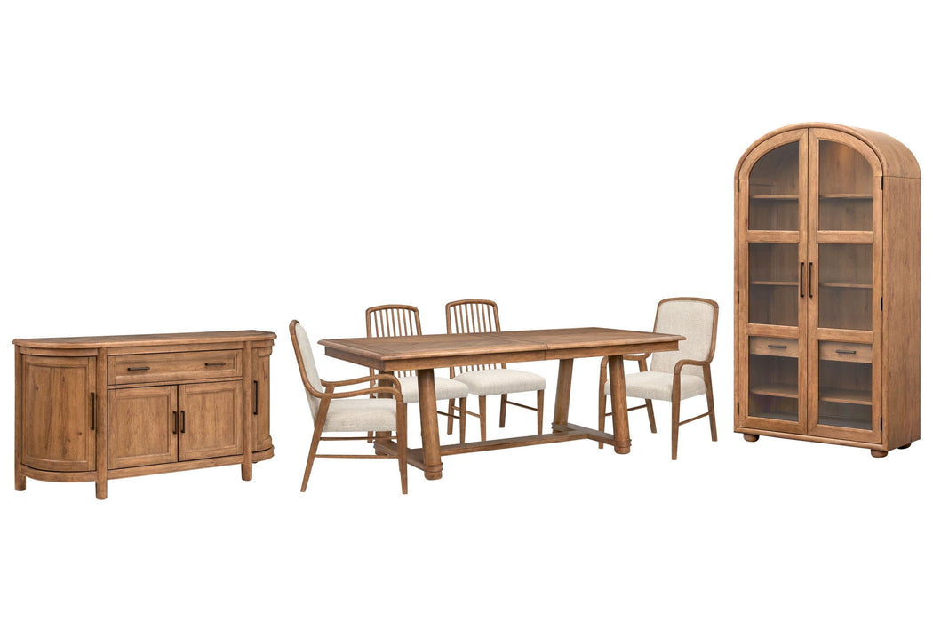 Woodward - Trestle Extendable Dining Table Set