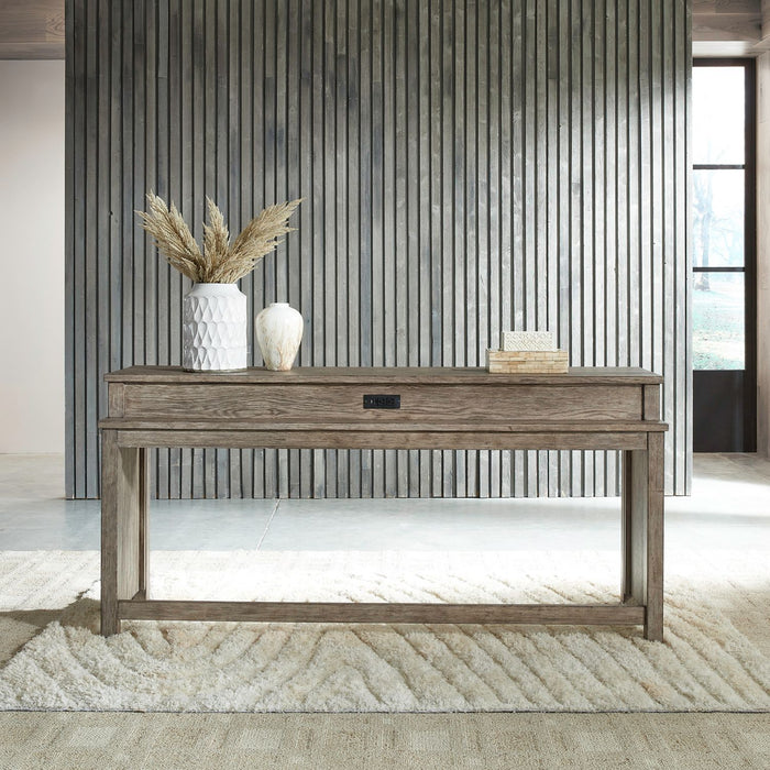Skyview Lodge - Console Bar Table - Cobblestone