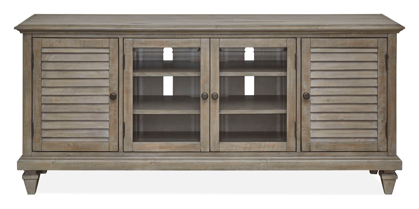 Calistoga - Rustic Entertainment Console - Dovetail Gray