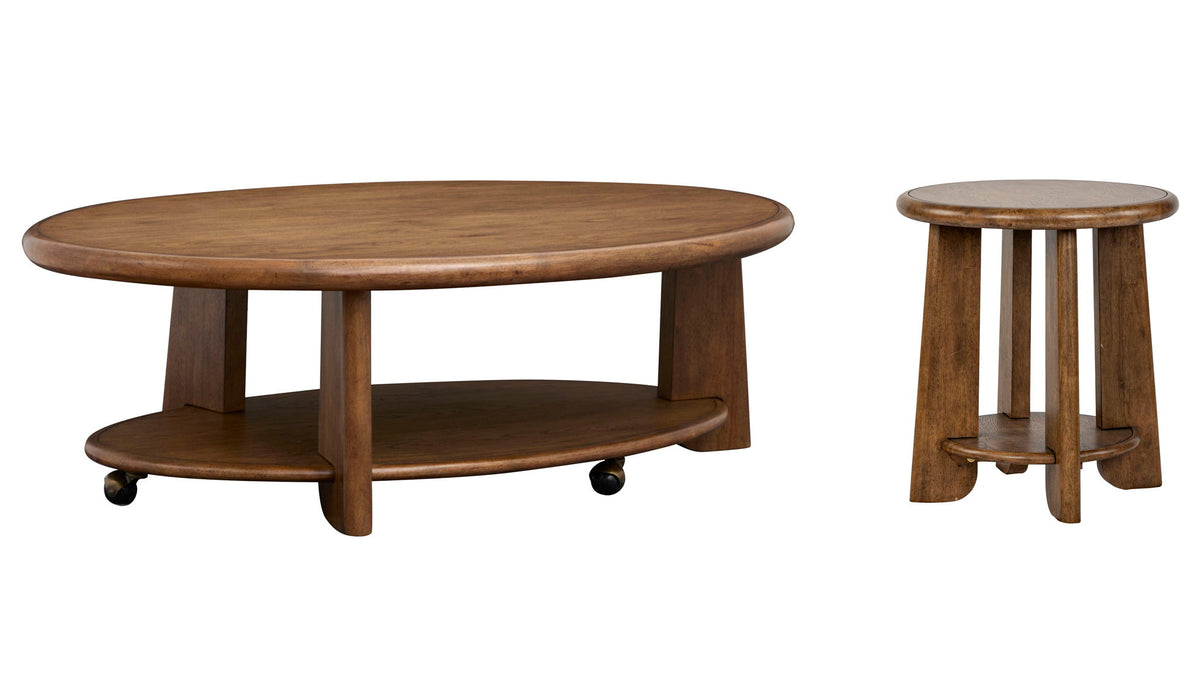Tanner - Oval Cocktail Table Set