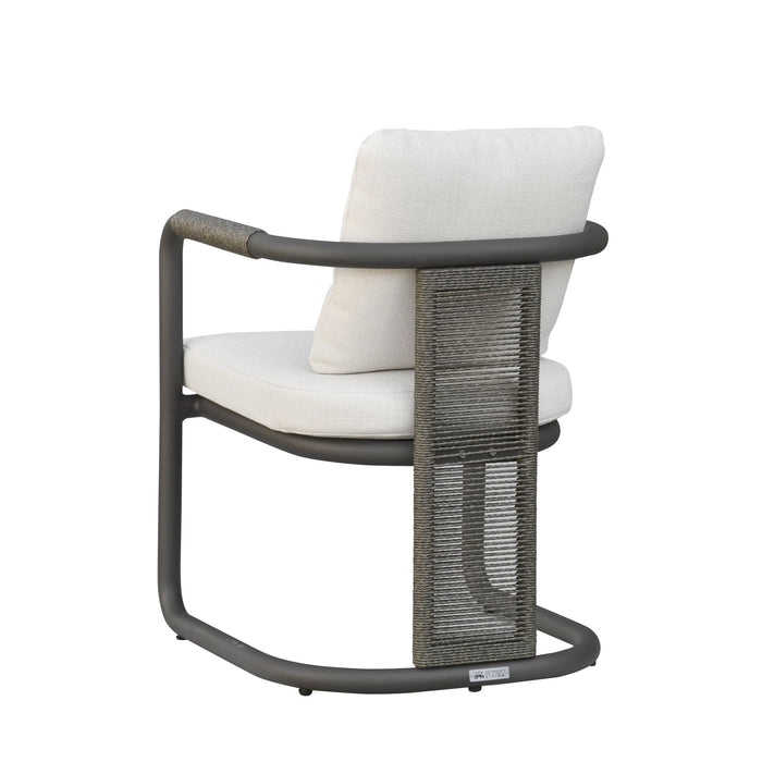 Dorado - Outdoor Dining Chair (Set of 2) - Off-White / Gray