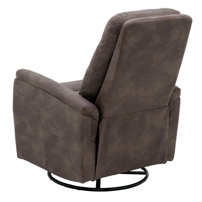 Danyon - Swivel Gliding Recliner - Tawny Brown