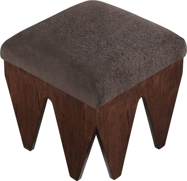 Altair - Fabric Bench - Dark Brown Base