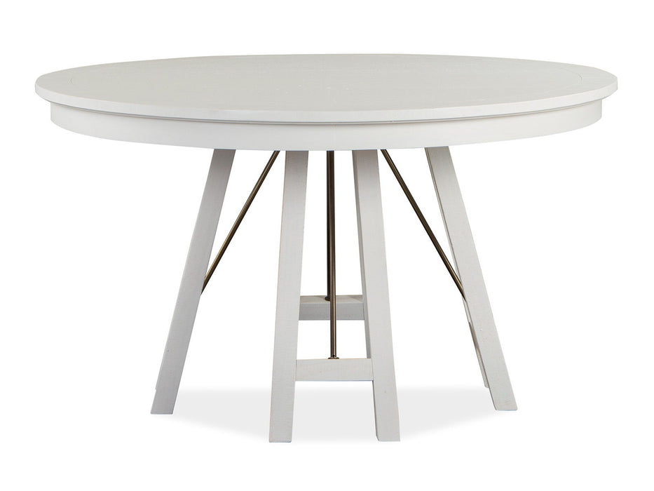 Heron Cove - Round Dining Table - Chalk White