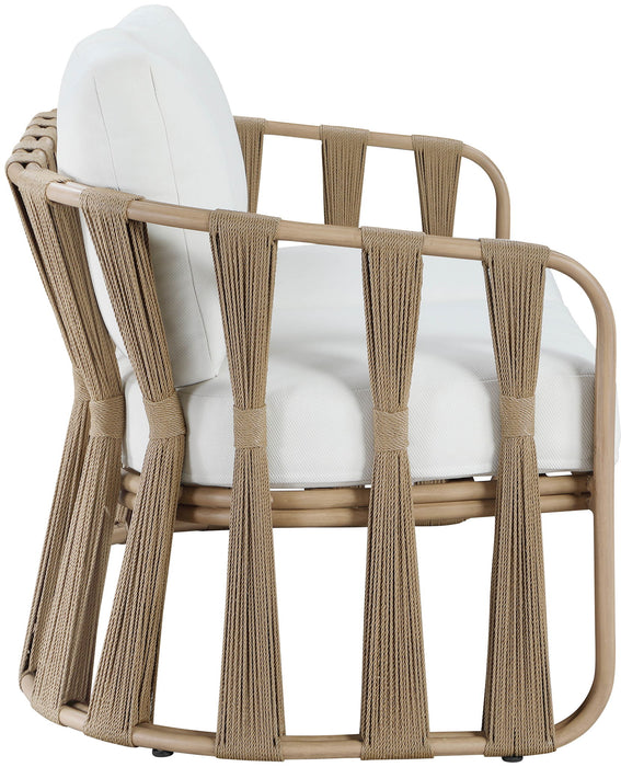 San Pietro - Resilient Waterproof Fabric 60.5" Upholstered Outdoor Patio Loveseat