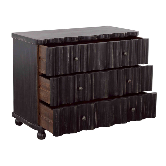 Shadowbox - Three Drawer Chest - Black