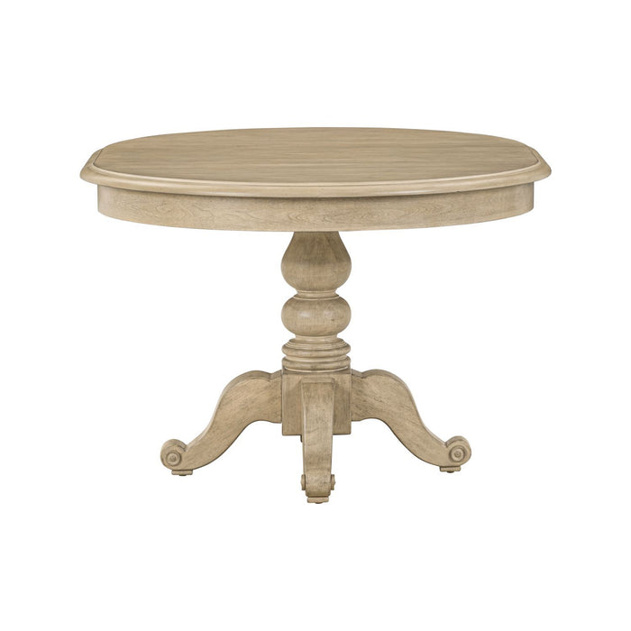 Summer House - Pedestal Table Set - Sand Dune