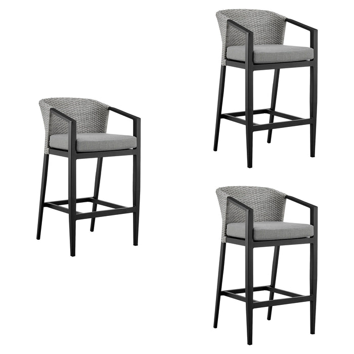 Palma - Outdoor Patio Counter Height Bar Stool Set