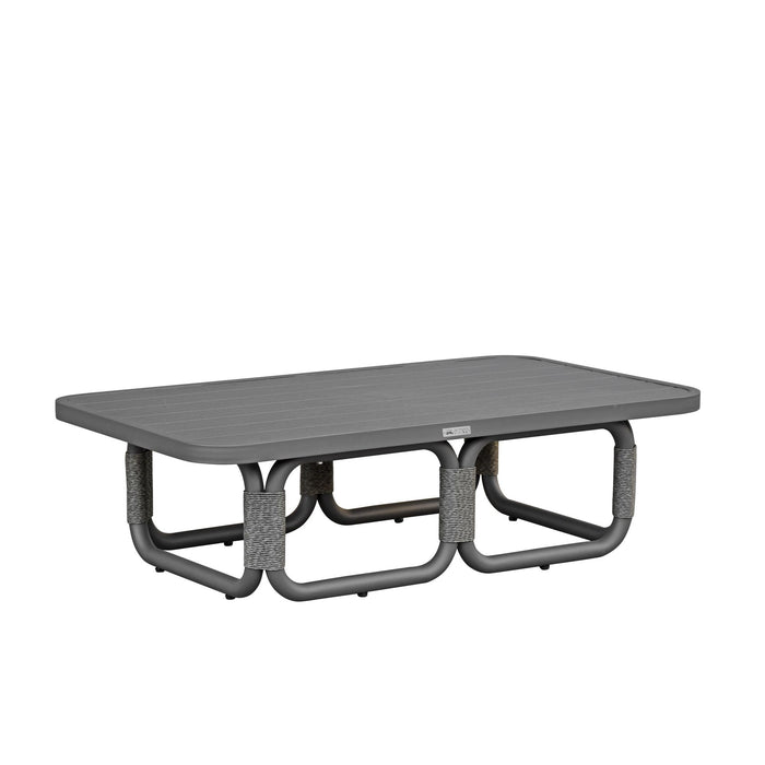 Dorado - Rectangular Outdoor Coffee Table - Gray