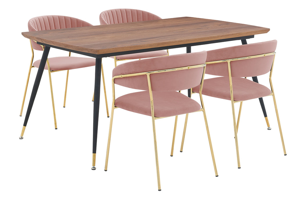 Messina And Nara - Rectangular Dining Set