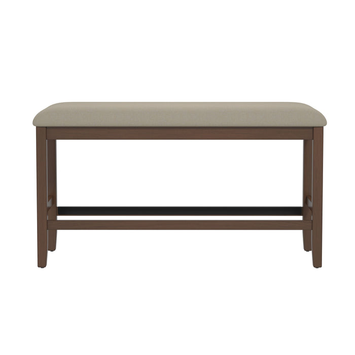 Seneca - Gathering Height Bench - Walnut Brown