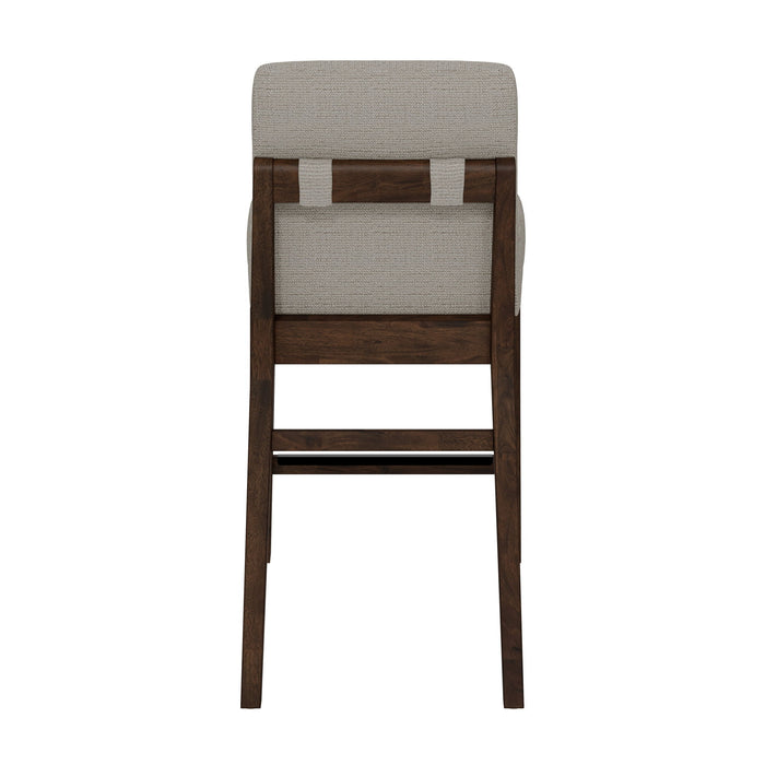 Ronin - Upholstered Stools (Set of 2) - Rich Brown