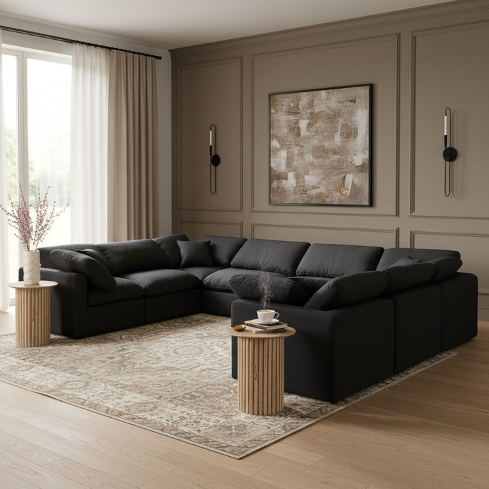 Indulge - Linen 8 Piece Modular Sectional