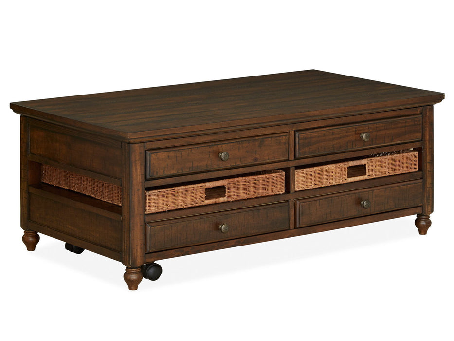 Cottage Lane - Rectangular Lift Top Cocktail Table Set