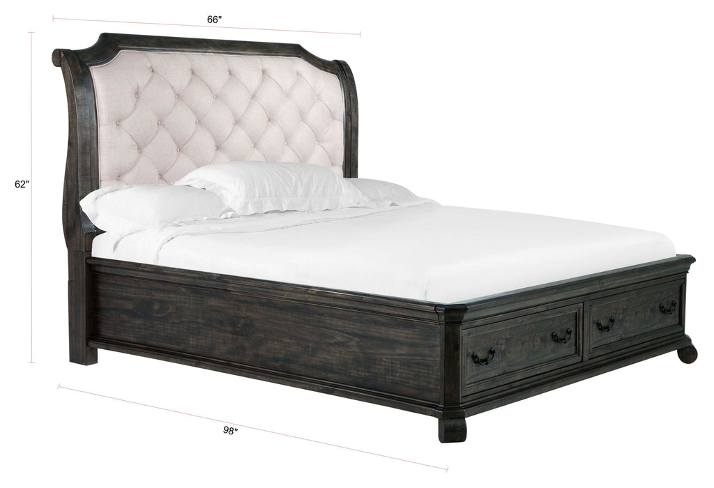 Bellamy - Complete Sleigh Storage Bed