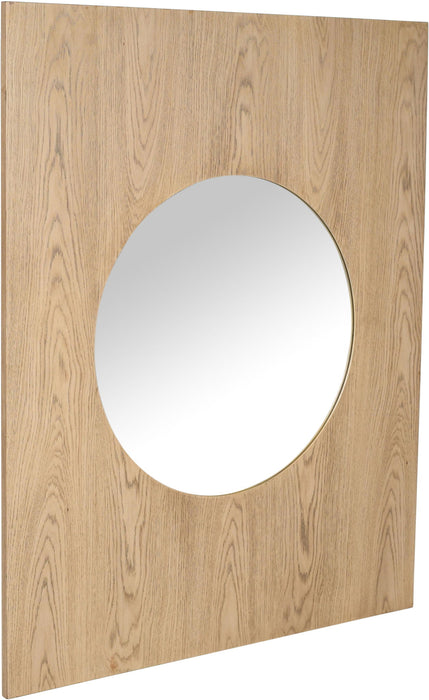 Optic - Oak Wood Frame Mirror