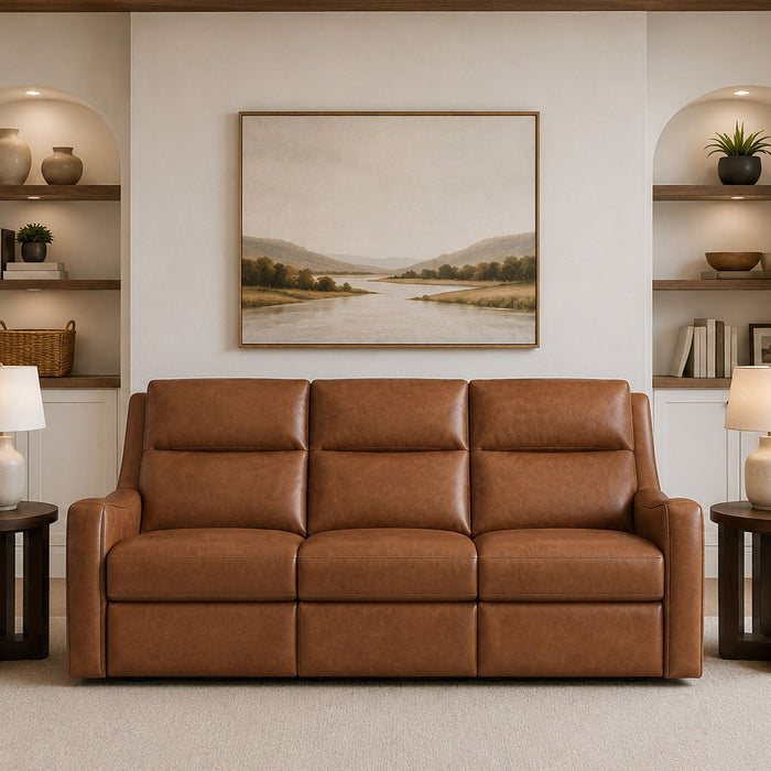 Channing - Power Zero Gravity Sofa P3 - Renaissance Cinnamon