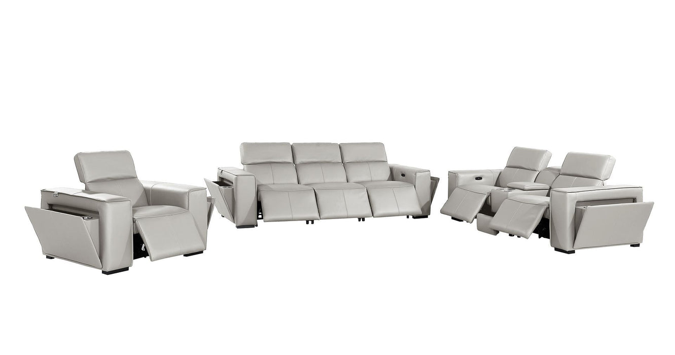 1224 - 7-Piece Modular Power Reclining Sofa, Loveseat & Chair Set In With 6 Power Recliners & Power Headrests