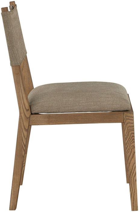 Avon - Linen Textured Performance Fabric Dining Side Chair (Set of 2)