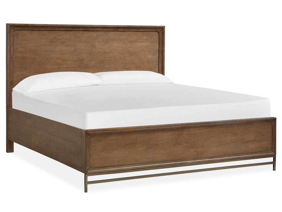 Lindon - Complete Panel Bed - Belgian Wheat