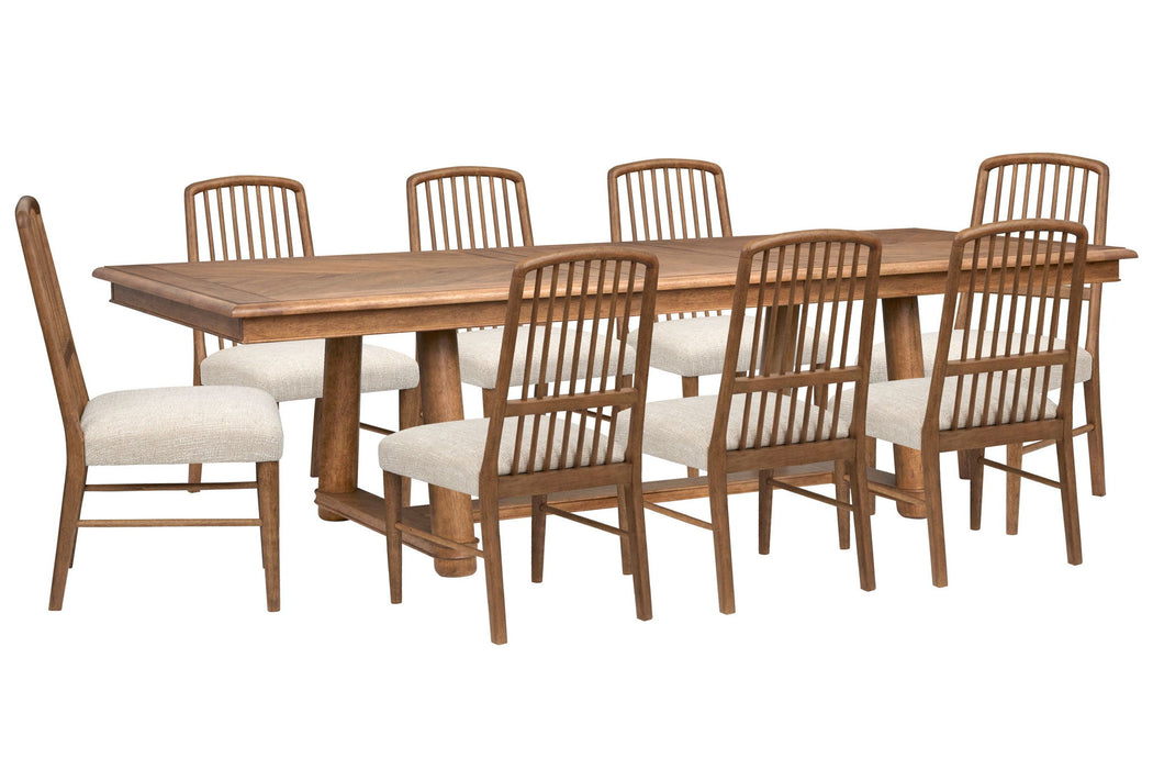 Woodward - Trestle Extendable Dining Table Set