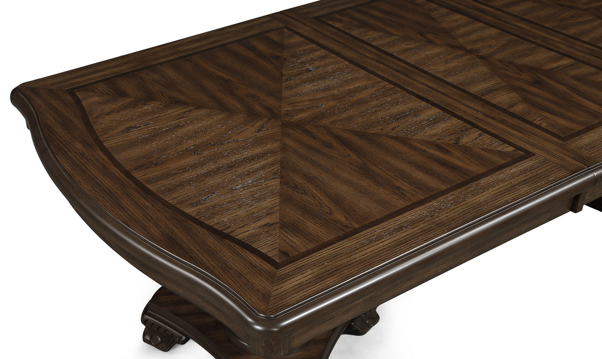 Kiera - Dining Table - Cherry Brown