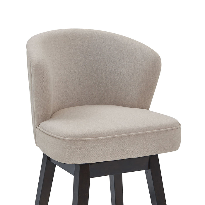 Brandy - Swivel Wood Bar Stool