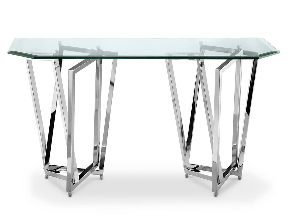 Lenox Square - Rectangular Sofa Table - Chrome