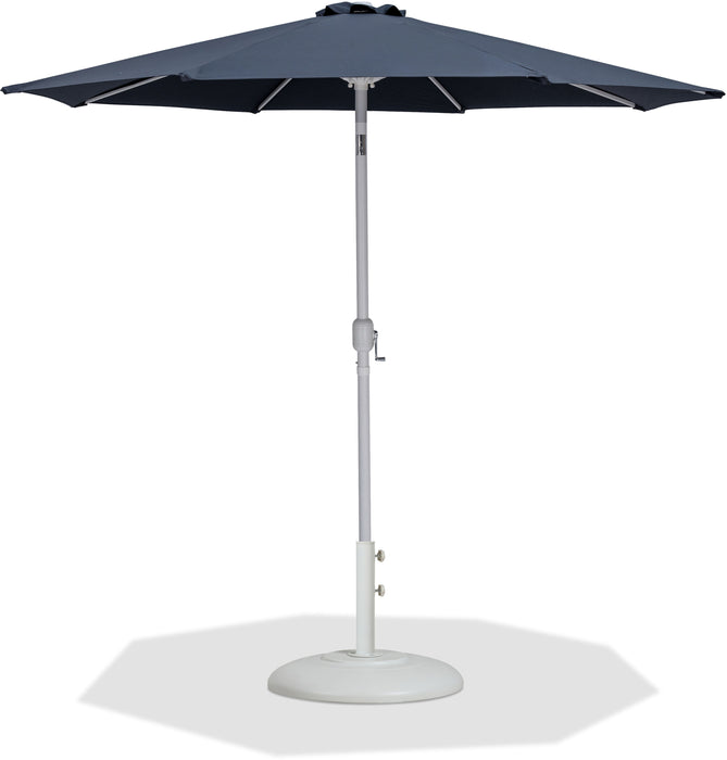 Fiji - Aluminum Patio Umbrella With Round White Base