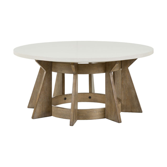 Berkley Square - Round Cocktail Table - Brown