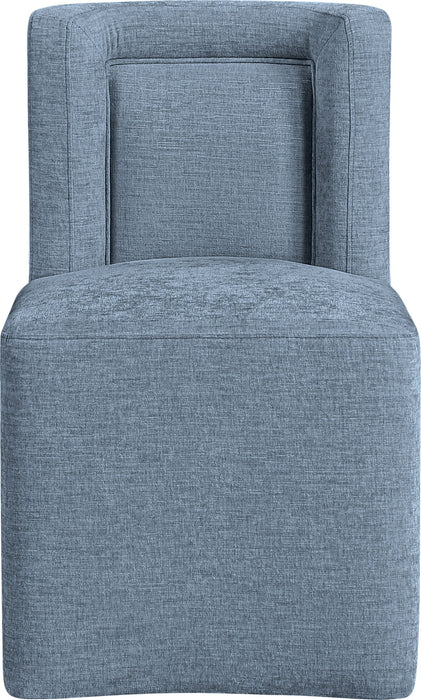 Duvina - Chenille Performance Fabric Dining Chair (Set of 2)