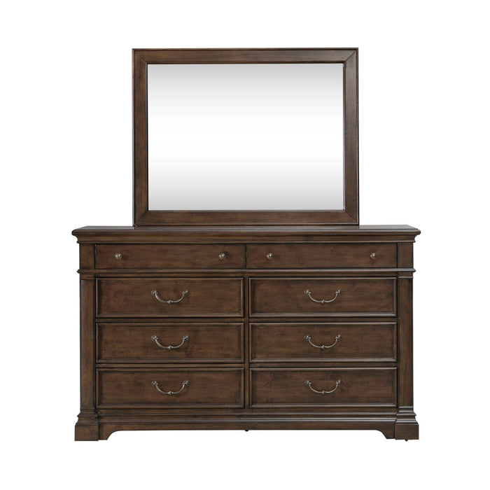 Arden Road - Dresser & Mirror - Satin Cherry