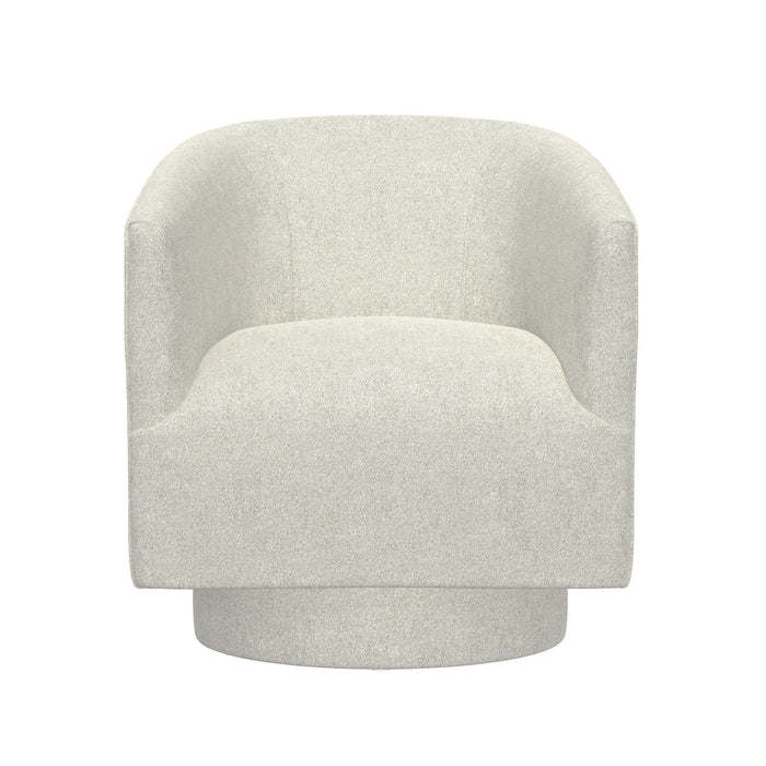 Brylee - Swivel Accent Chair - Lunar White