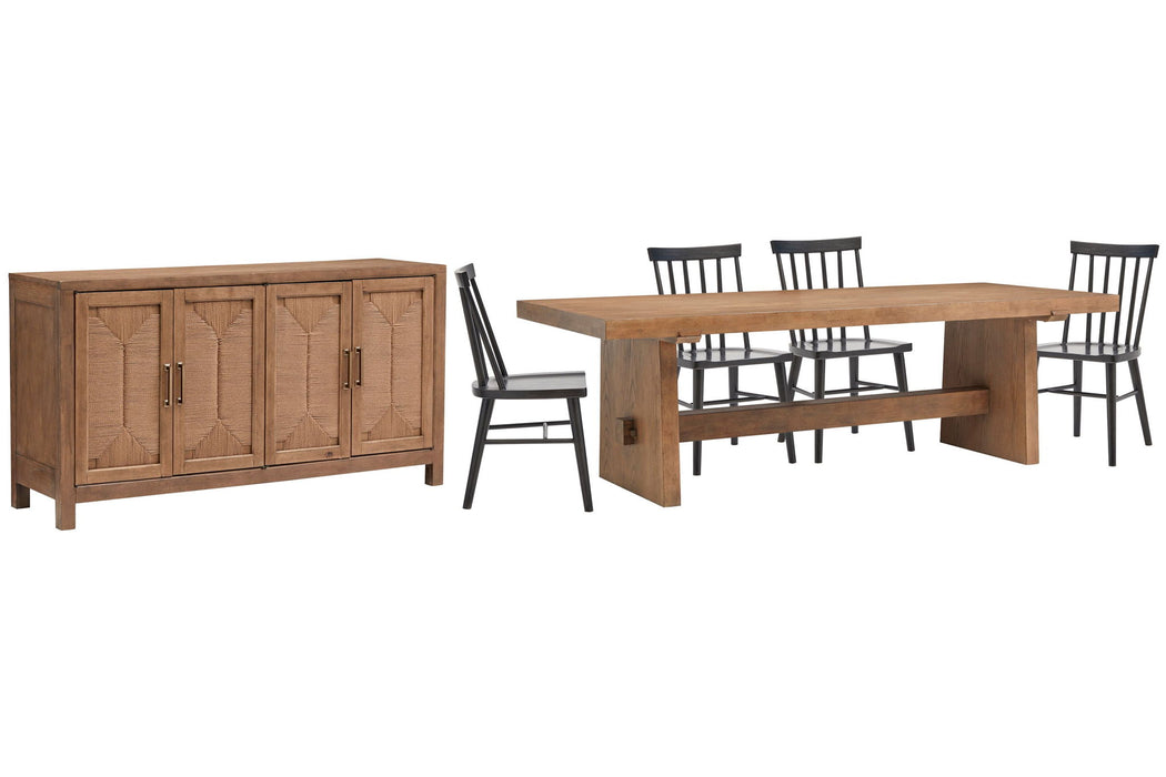 Lindon - Trestle Dining Table Set
