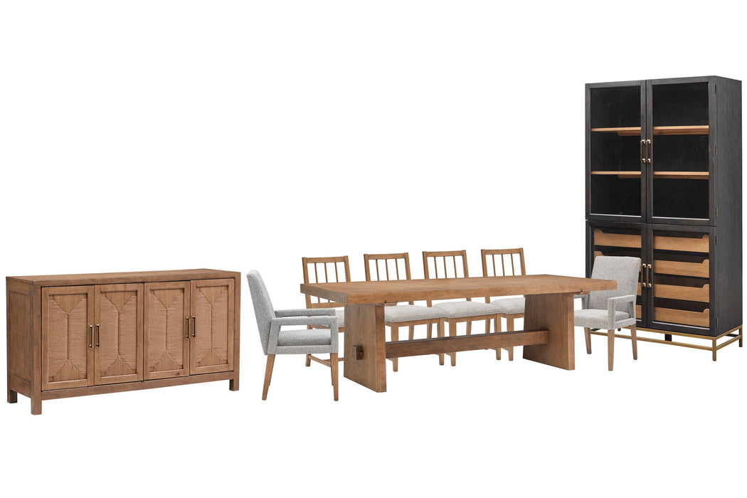 Lindon - Trestle Dining Table Set