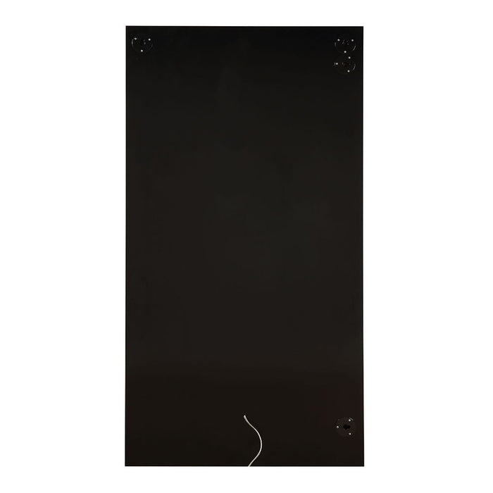 Noralie - Floor Mirror - Faux Diamonds & Mirrored