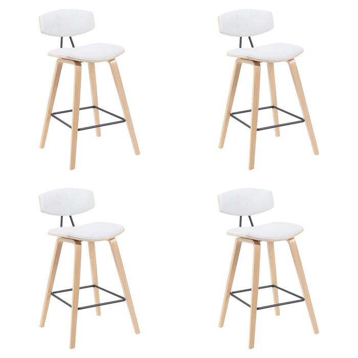 Fox - Swivel Counter Height Stool - Light Brown