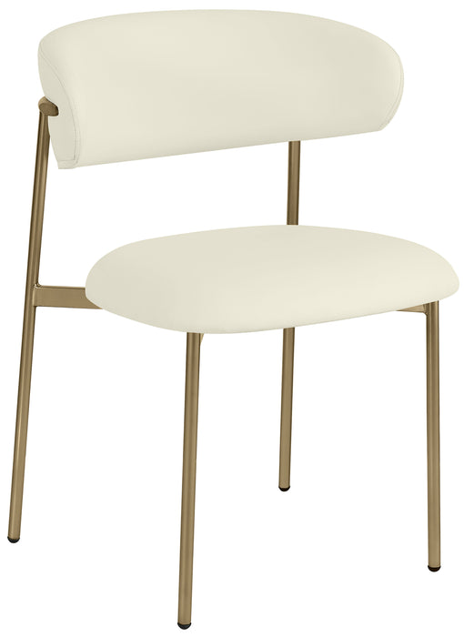 Lupita - Dining Chair With Brushed Gold Legs (Set of 2)