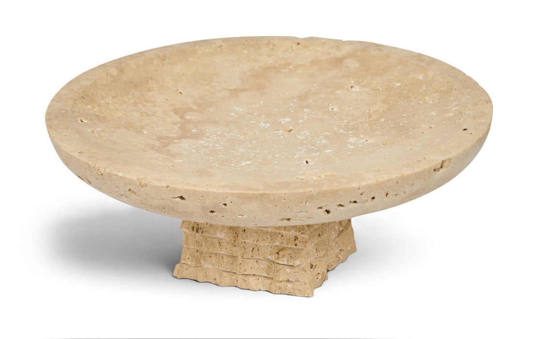 Colannade - Genuine Travertine Bowl