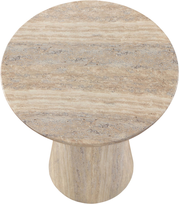 Cassino - Concrete Indoor/Outdoor End Table - Travertine