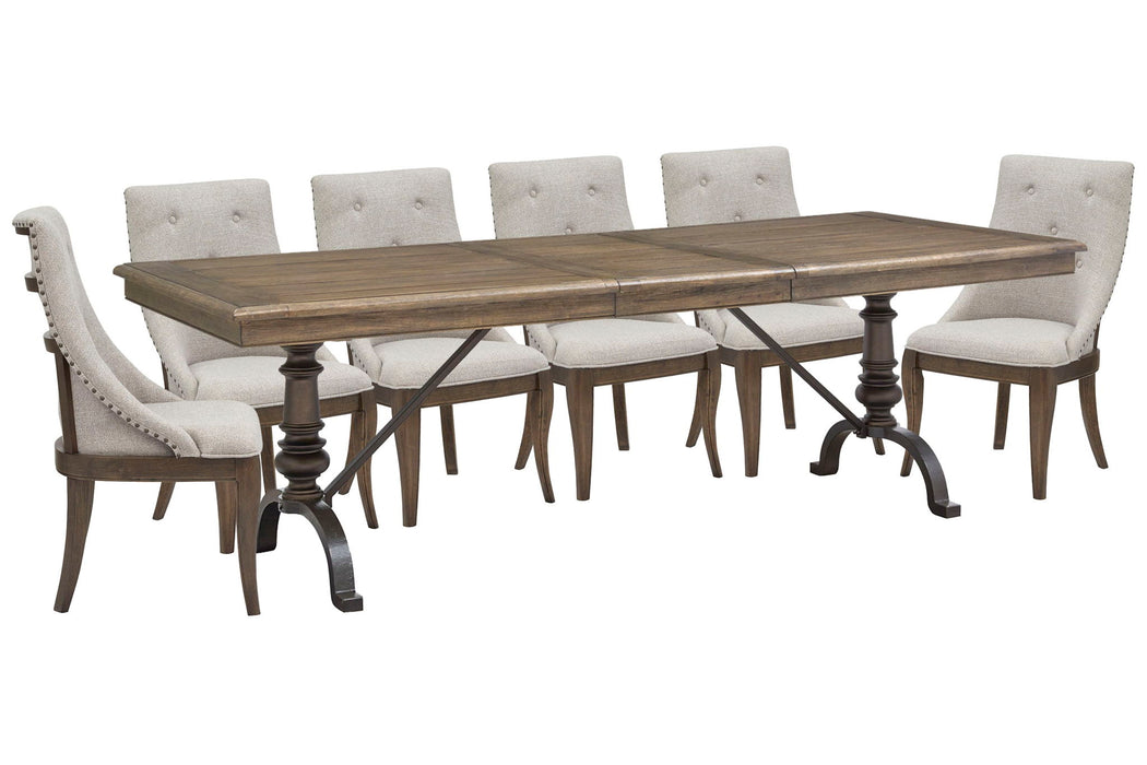 Roxbury Manor - Extendable Rectangular Dining Table Set